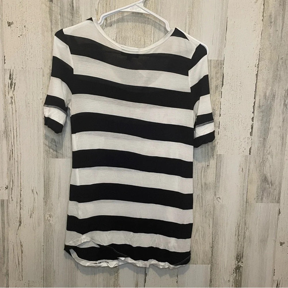 OSU Oklahoma State University Cowboys Womens Striped Game Day Tee-Size XS - Picture 4 of 6